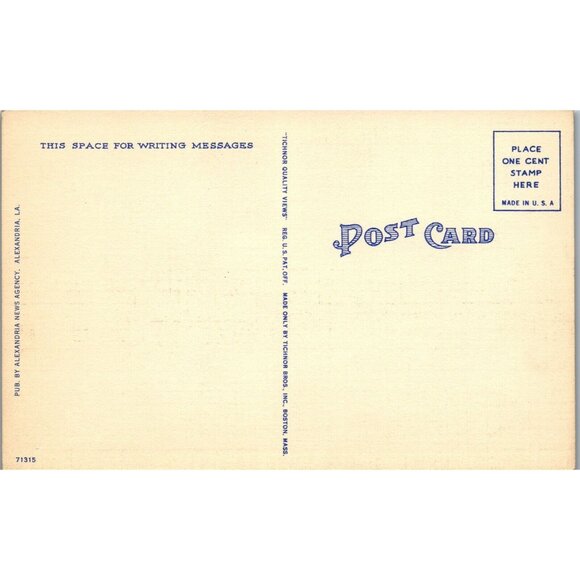 Postcard, Leaving Theatre, Band, Militaria, Army, Soldiers, Louisiana (PC130) - Picture 2 of 2